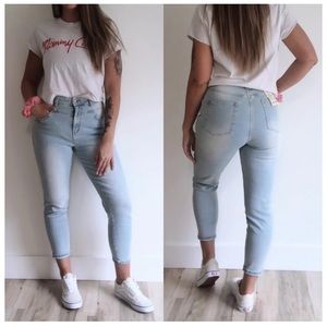 Vintage Distressed Mom Jeans